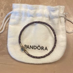 Leather Pandora bracelet